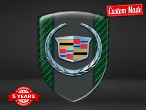 Cadillac Cúpula Pegatina Estilo Limitado Insignia Carreras Deporte ST